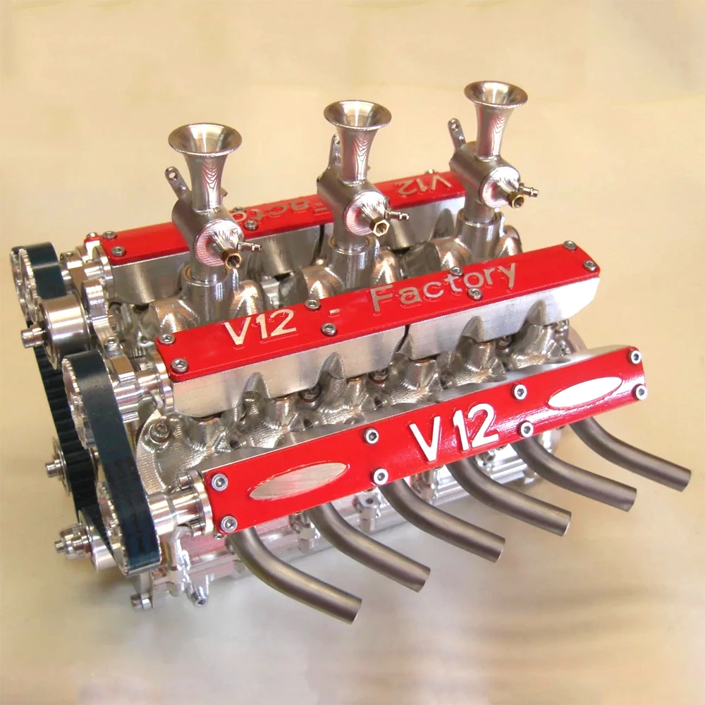 163ccV12EngineModelMethanolEngineModelCanStart12CylinderMini