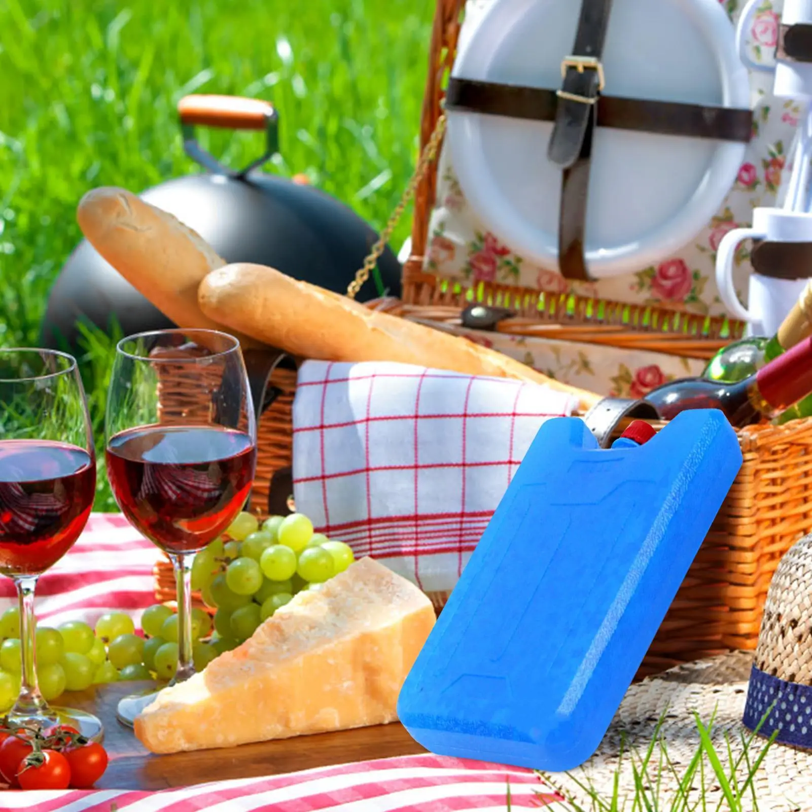 Ice Crystal Boxes Long Lasting Freezer Packs Space Saving Ice Blocks Lunch Bag Cooler Keep Food Fresh Picnics Cooler Box