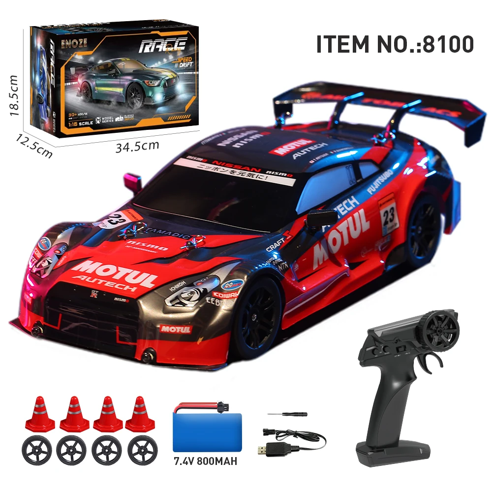 Crawler Buggy RC 4x4 Tout Terrain 2.4GHz - 8100 Noir