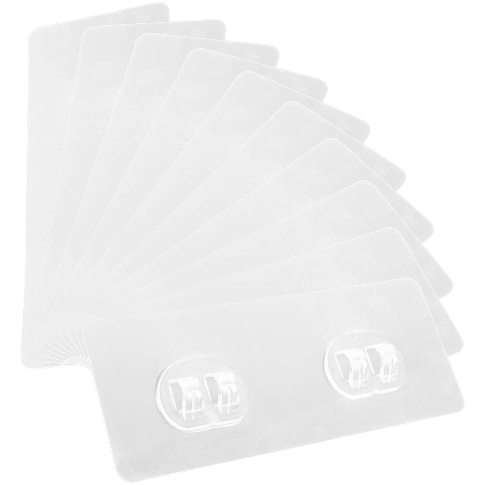 

10Pcs Shower Organizer Adhesive Hooks Replacement Heavy Duty Sticky Hooks for Kitchen