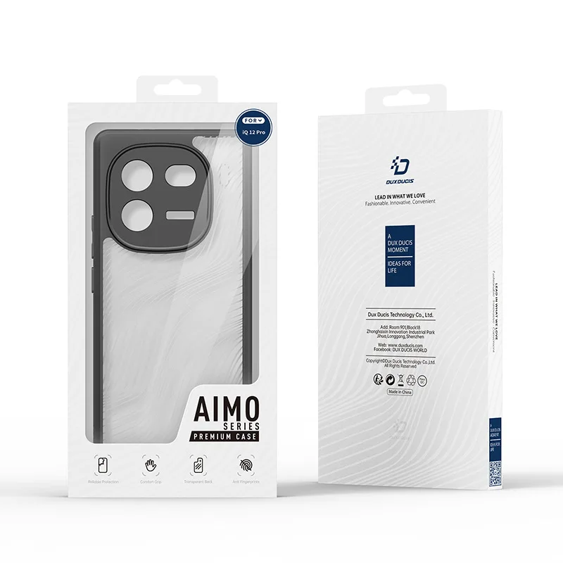 Dux Ducis Military Airbag Anti-fall Case For Vivo Iqoo Iqoo12 12 Neo 8 Neo8 Pro Plus Acrylic Pc+tpu Shockproof Armor Back Cove