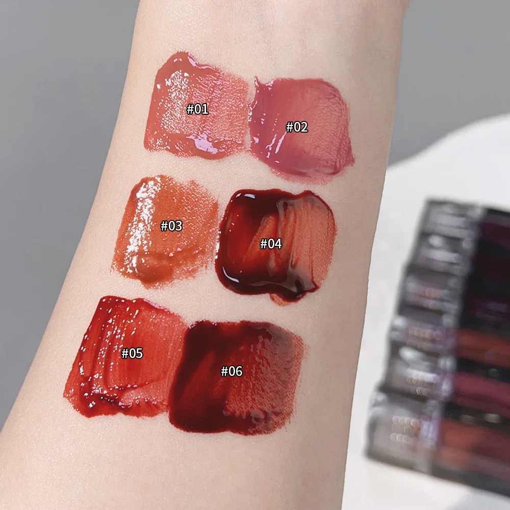 1PC Mirror Water Light Lip Glaze Waterproof Lasting Moisturizing Non-stick Cups Liquid Lipstick Korean Makeup Cosmetics lip makeup lip glaze lip gloss