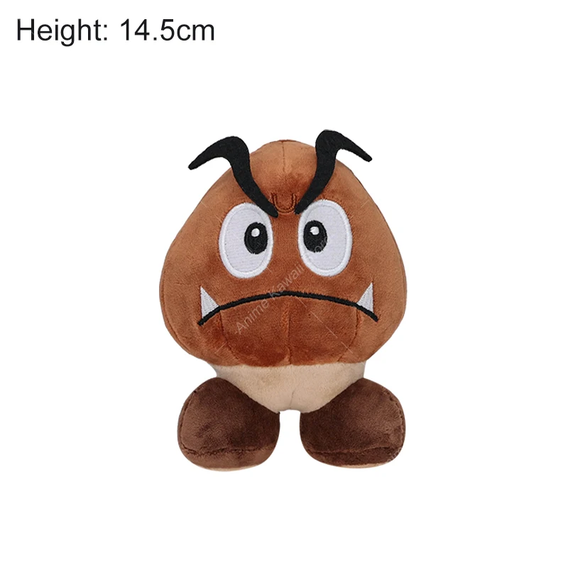 thumbnail image 1 of 47 estilos Super Bros muñeco de peluche Toad Koopa Troopa Goomba Yoshi dinosaurio Shy Guy Anime Mario peluche juguete juego muñeco periférico regalos, 1 of 5