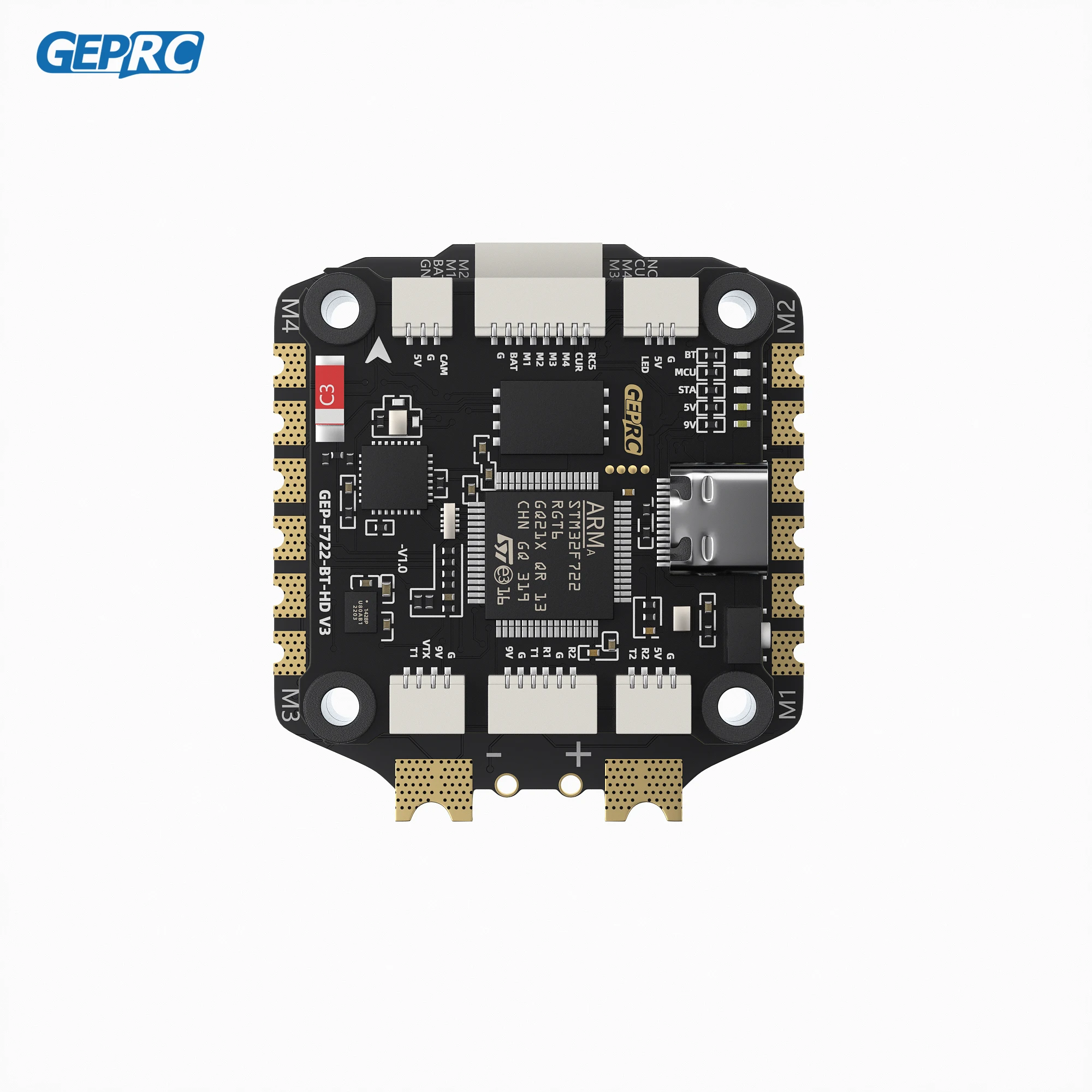 GEPRC TAKER F722 BT 8Bit 65A 60A 50A Stack 4IN1 ESC 512M Black Box 32Bit Data Analyze Record Flight Barometer Racing FPV Drone thumbnail 2