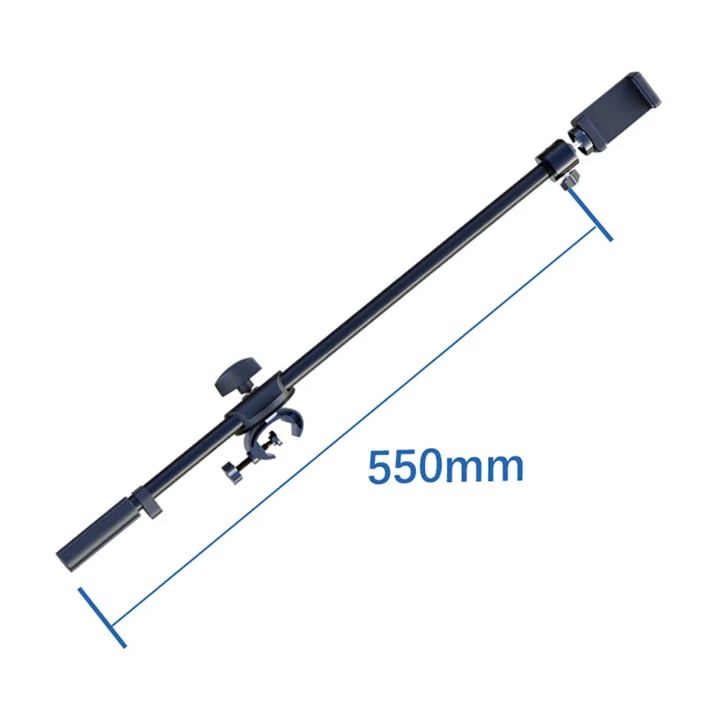 360 Rotating Microphone Boom Arm= Extended Stand 3/8 Thread 55cm Stand For Microphone/Mobile Phone/Tablet Clip Instruments Part