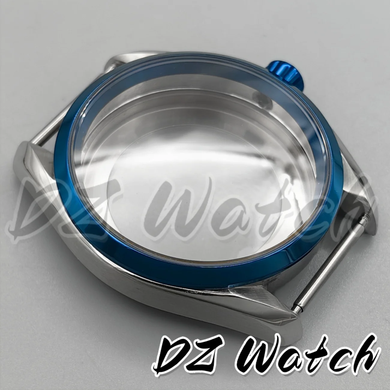 Elegant 40MM PVD Bronze/Rose Gold Sapphire Crystal Watch Case with 33.5mm Watch Dial and Accessories
