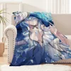 Game Wuthering Waves The Shorekeeper Blanket Plush Nap Sofa rug for Living Room Office Bedroom Birthday Home Travel Kid Gifts 1