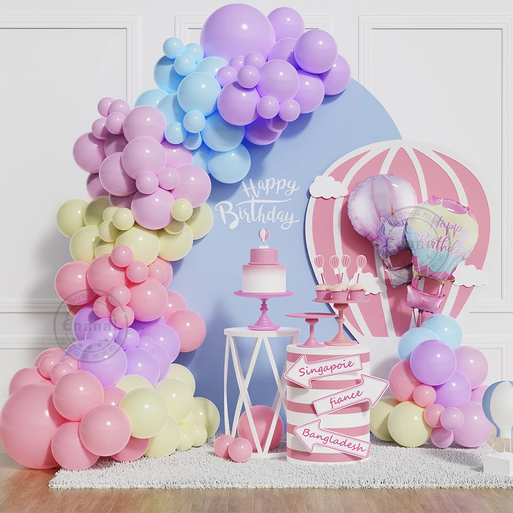 117Pcs Unicorn Balloon Garland Arch Kit Balloon Wedding Birthday Party  Decoration Kids Gender Reveal Baby Shower Girl Decor - AliExpress
