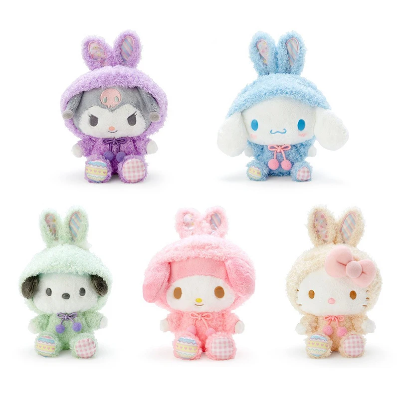 

16 см Sanrio плюшевые игрушки куклы прекрасная кукла Kuromi Cinnamoroll MyMelody Kawaii Hello Kitty Мягкая Плюшевая Кукла игрушки подарок для детей