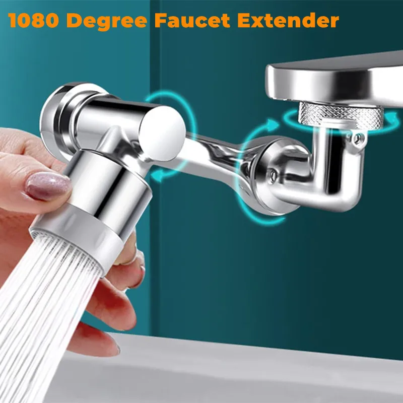 1080 Degree Universal Splash Filter Bathroom Faucet Aerator Kitchen