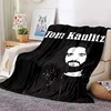 Tokio Hotel band Retro printed blanket warm blanket flannel soft and comfortable blanket home travel bedding birthday gift 4