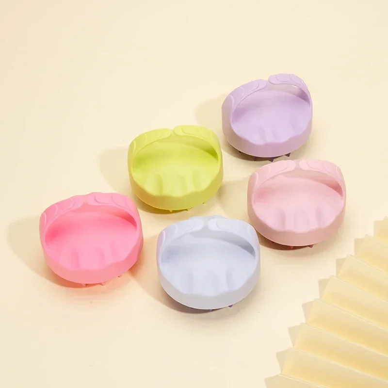 Shampoo Head Scalp Massage Brush Silicone Soft Skin Friendly Hair Washing Massager Comb SPA Massage Brush Beauty Hair Tool Salon 2