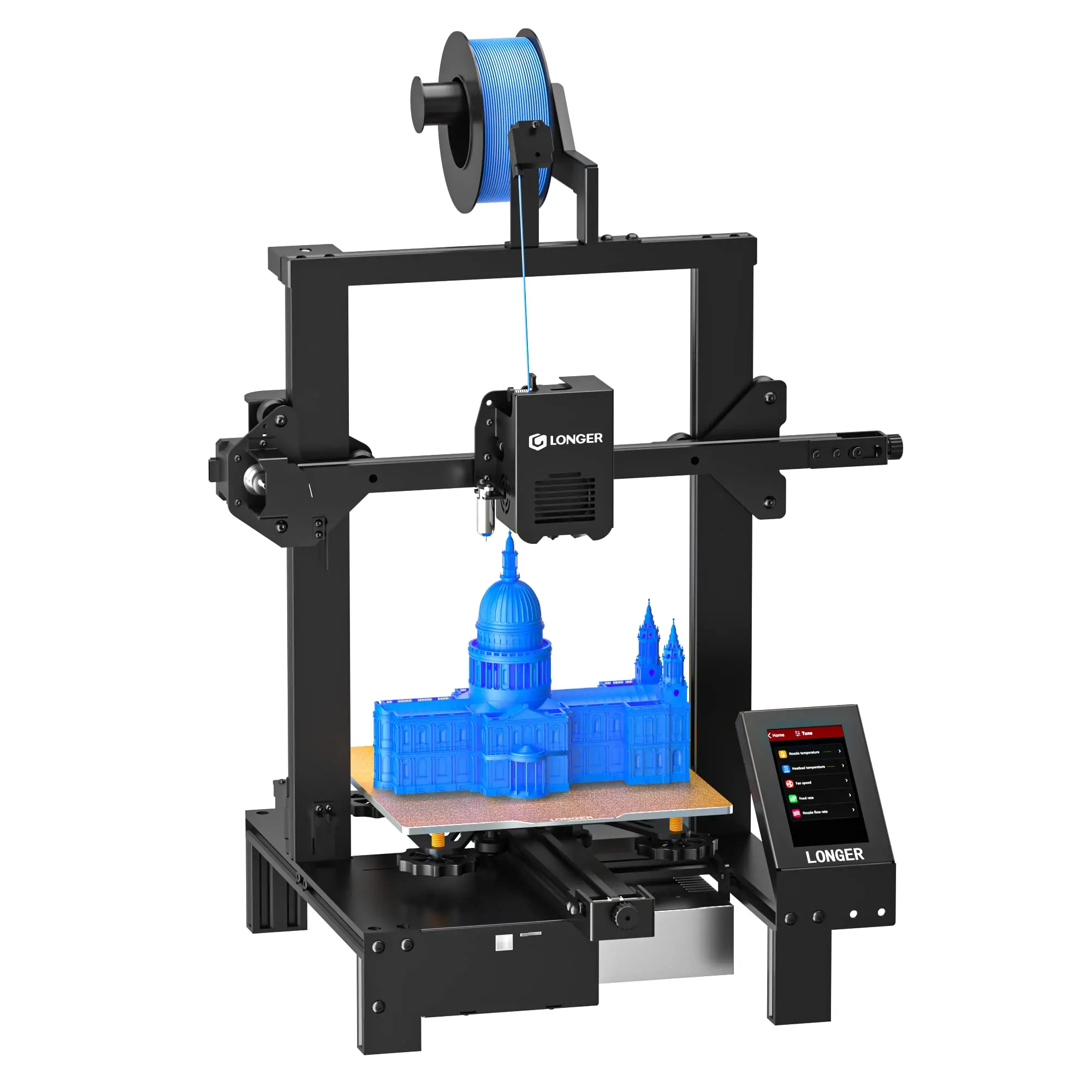 

LONGER Laser Engraving Machine LK4 X FDM 3D Printer with 3D Touch Auto-Levelling Pre-Assembled Silent Open Source Motherboard