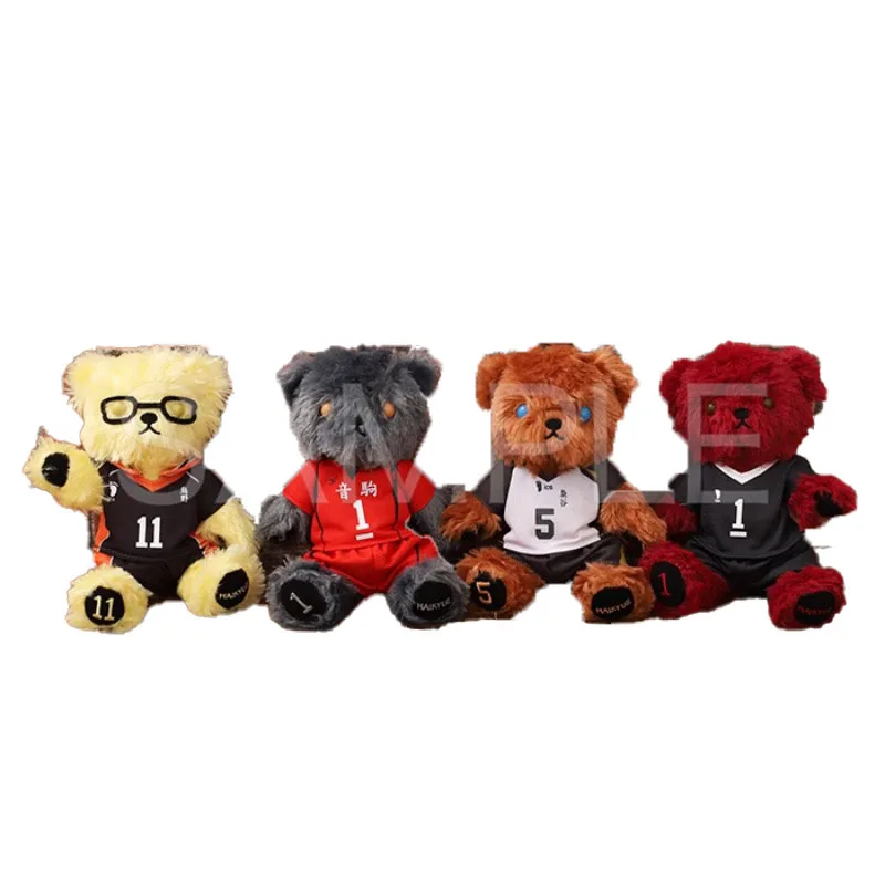 

Original Genuine Movic Kei Tsukishima Tetsurou Kuroo Akaashi Keiji Shinsuke Kita Cartoon Anime Figure Plush Toys Holiday Gift