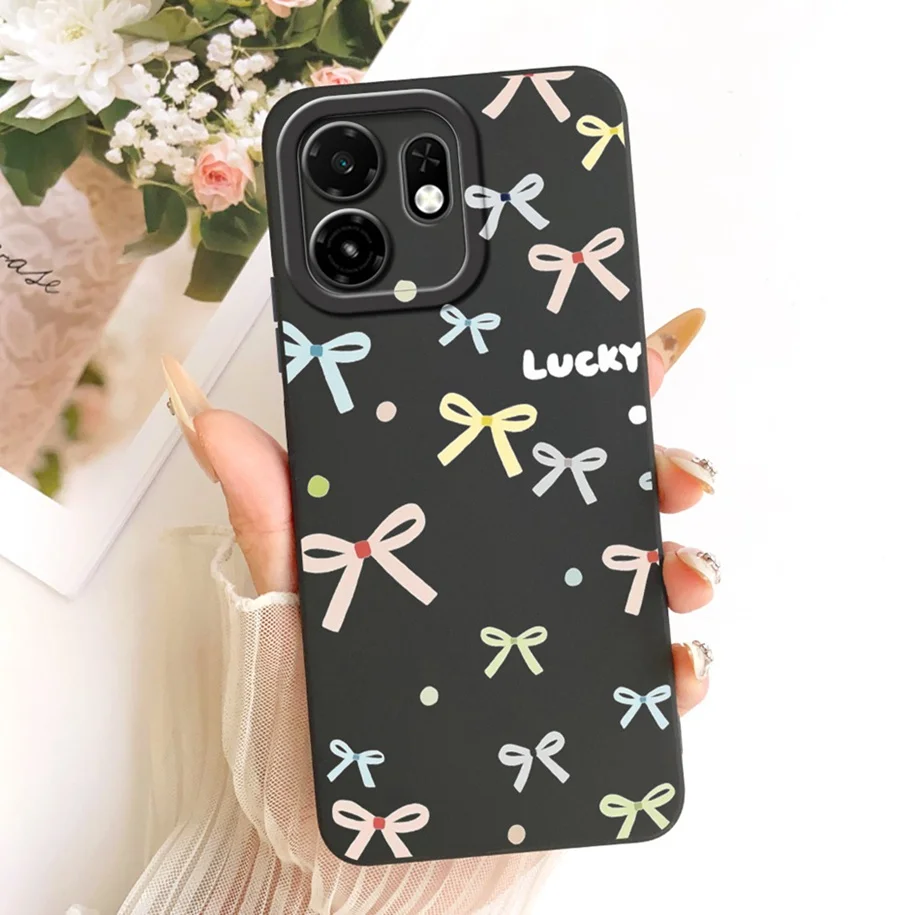 Fashion Daisy Flower Painted Soft Silicone Bumper Phone Case
