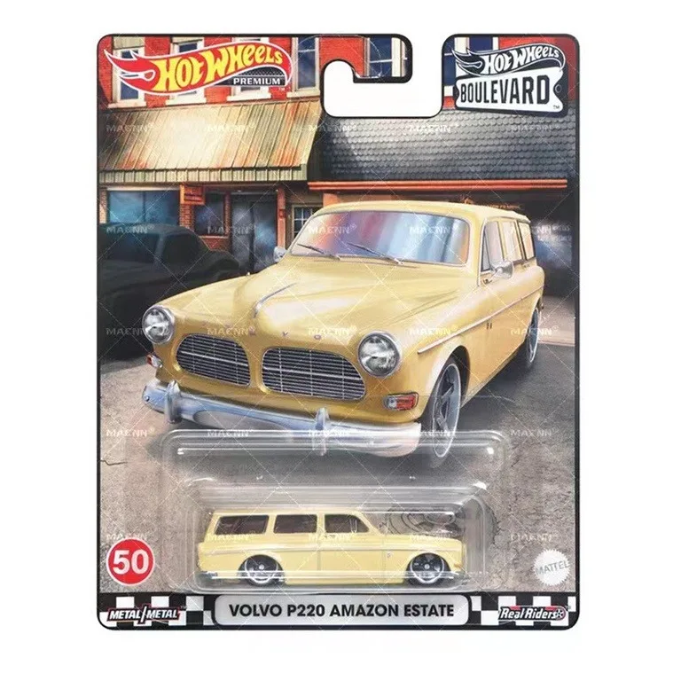 Оригинальные литые Литые колеса 1/64 VOLVO P220 AMAZON, модель автомобиля, подарок для детей