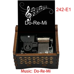 Charming Wooden Music Box with Famous Movie Melody (242 - E1)