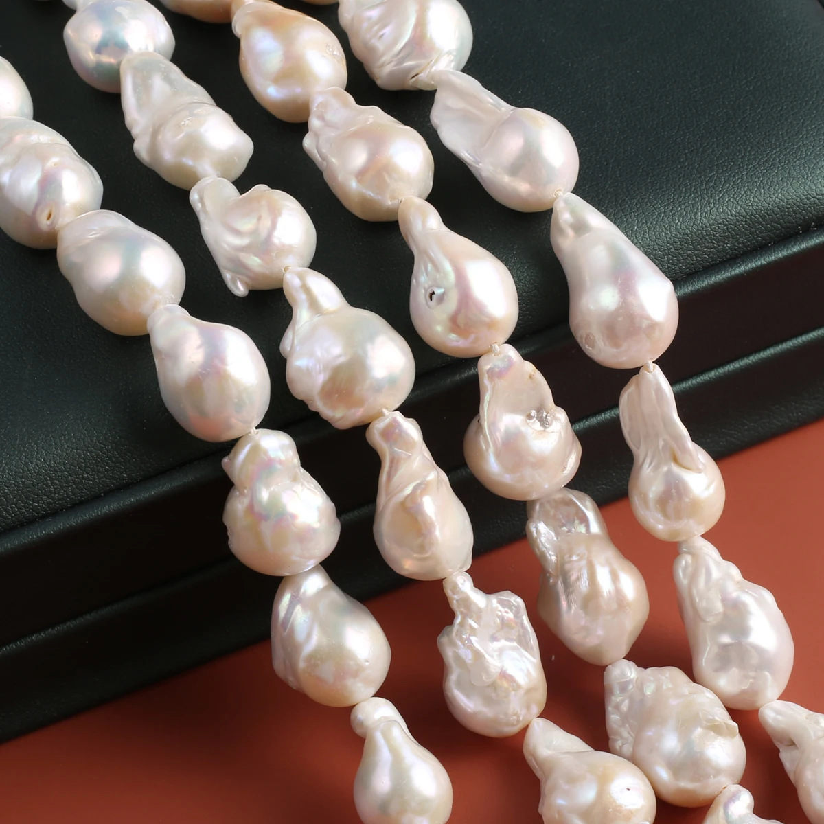 

Natural Pearl Big Baroque Exquisite Shape Elegant Appearance for DIY Jewelry Making Handmade Bracelet Necklace Length 36cm