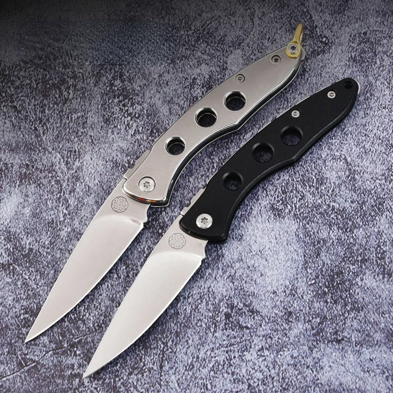 

2024 new outdoor folding knife, EDC knife, self-defense hunting knife