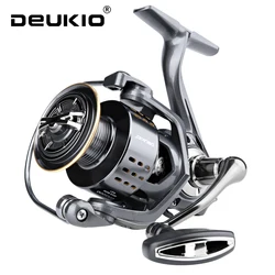 Ultralight High-Performance Saltwater Spinning Fishing Reel with 15kg Max Drag - 7000 Series (Dark Gray)