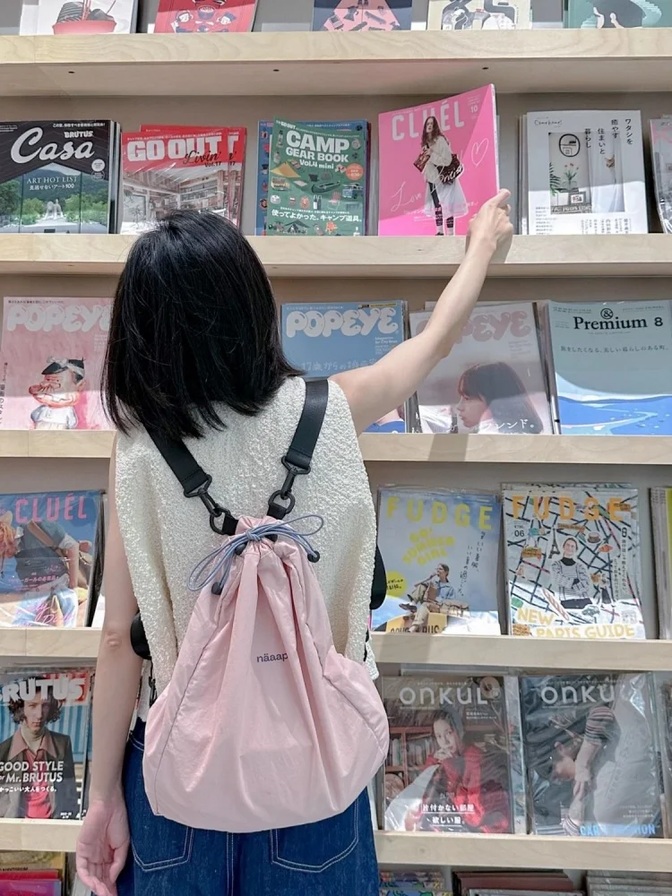 Outdoor Brief  Backpack Casual Drawstring Handbag Fashion Shoulderbag School Travel Backpack