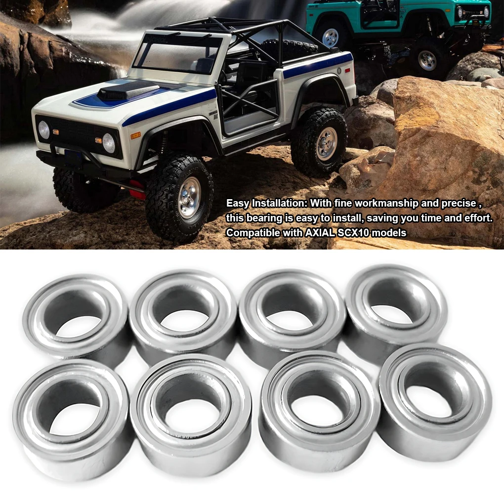 

Aluminum Alloy Premium Bearing For 1 10 Axial SCX10 RC Car Part RC Car Accessories Replacement Parts RC Upgrade Part