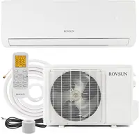 Split AC/Heating System with Inverter, 19 SEER 115V Energy Saving with Pre-Charged Condense, Remote Control & Installation Kit 1
