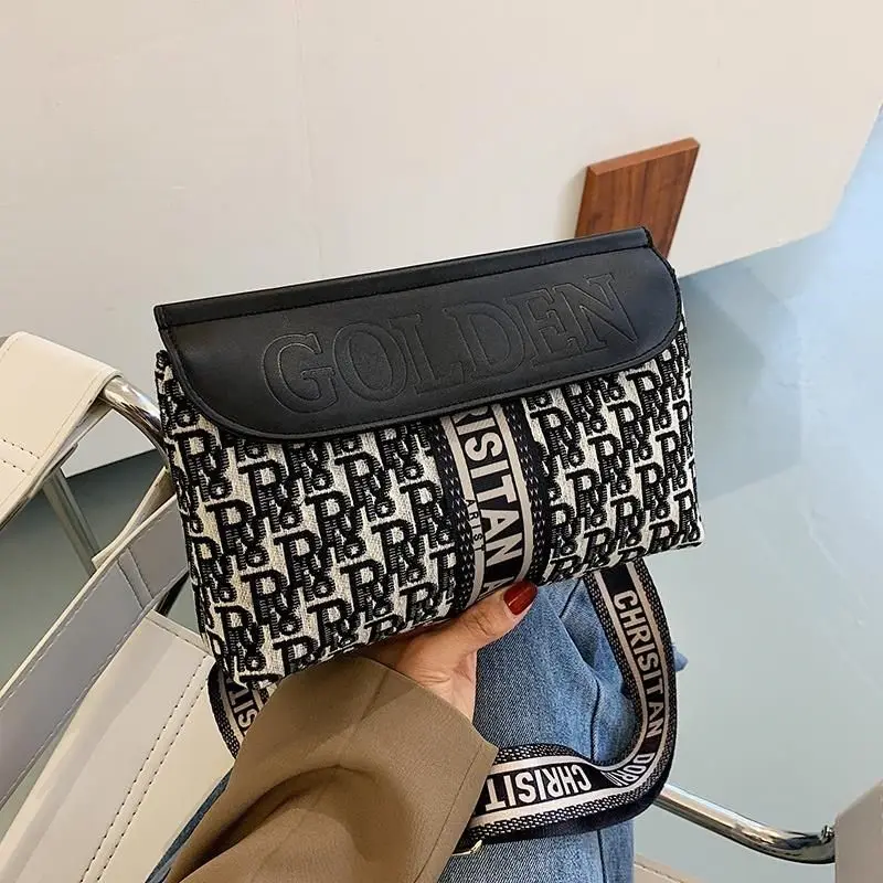 Luxury Designer Messenger Bag for Women D Letter Shoulder Bags Lether Tote Embroidery Brand Designer Fashion Travel Shopping Bag