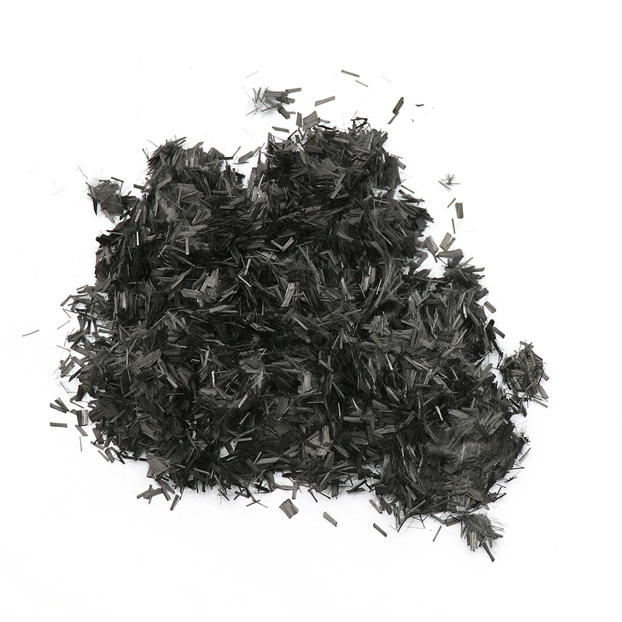 500G 3-12MM Carbon Fiber Modified Reinforced Conductive Chopped High Temperature Carbon Fiber Chopped Strand Marble Texture