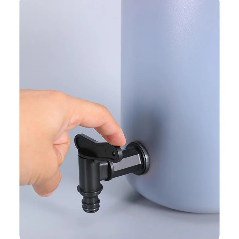 

Outdoor Garden Bucket Faucet Accessory Easy Installation Plastic Black Removable Replacement Spare Part Practical