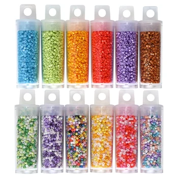 1200 pz Perline di Vetro Giapponese Uniforme 2mm Perline Per Creazione di Gioielli Fai Da Te Collana Del Braccialetto Piccoli Perline Artigianali 1
