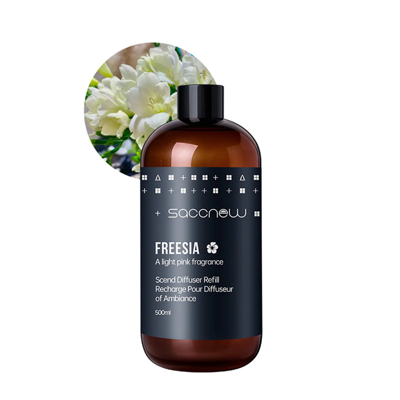 500ml Scented Stick Room Freshener Refillable Scented Diffuser Oil for Women Men Desk Aesthetic