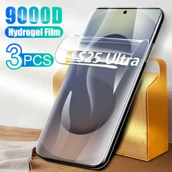 3 - Pack Hydrogel Soft Protective Screen Film Set for Samsung Galaxy S25 Ultra (1 Piece)