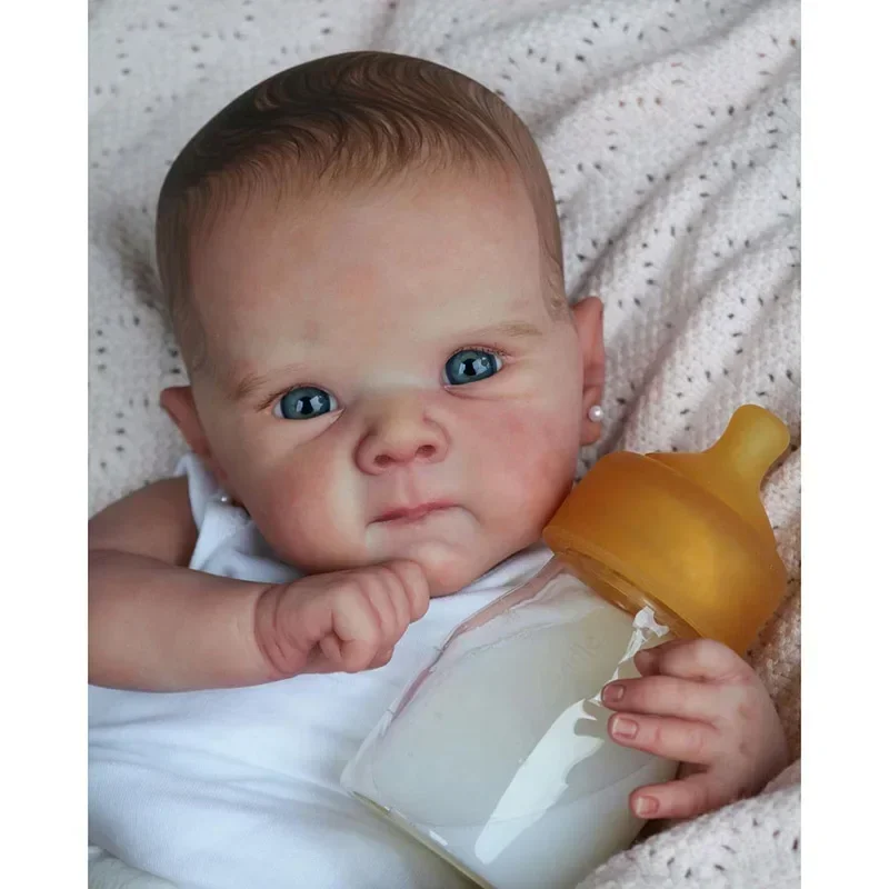 45cm Newborn Baby Full Body Vinyl Silicone Bettie Lifelike Baby Multiple Layers Painting 3D Skin Visible Veins,reborn dolls