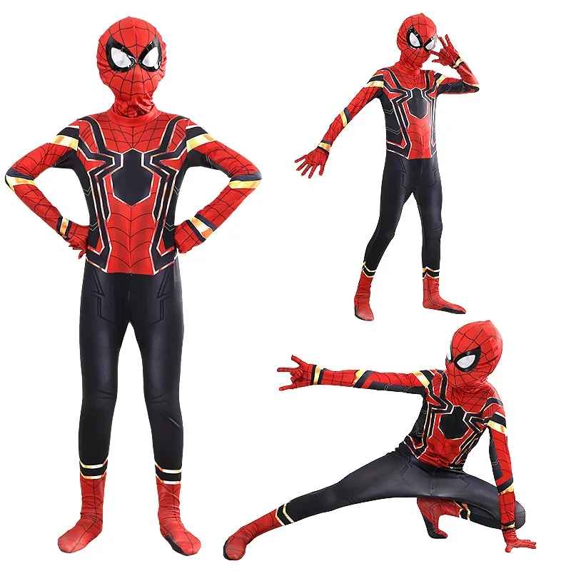 

Аниме Железный Человек-паук искусственная планка Дети Мальчики Рождественская Вечеринка Реквизит Одежда