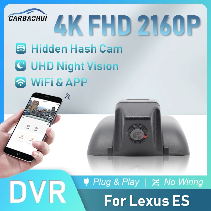 Plug And Play Dash Cam Hd 4k 2160p For Lexus Es Series Es200 Es260f