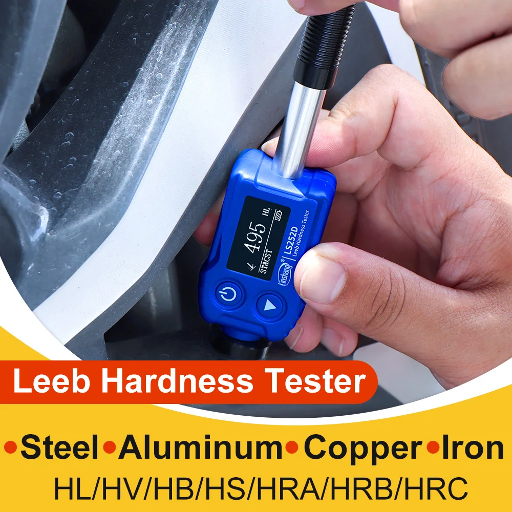 Leeb Hardness Tester Digital Portable Durometer Metal Hardness Tester Best Price Portable Steel Leeb Durometer HLD LS252D