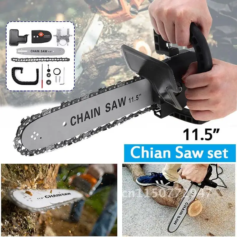 

Electric Chainsaw 12inch Angle Grinder Modified Shelf Electric Chain Saw Quick Chainsaw Power Tool Accessories Wood Saw Electric