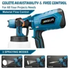 1000ML Cordless Electric Spray Gun High Power HVLP Paint Sprayer Auto Furniture Steel Coating Airbrush For Makita 18V Battery 2