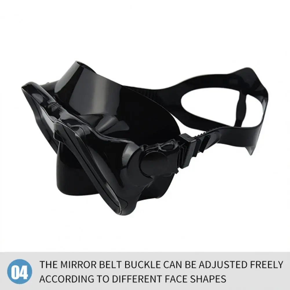 

Swim Eyewear Portable Diving Glasses Clear Visual Protective Fashion Adult Glare-resistant Silicone Swimming Goggles
