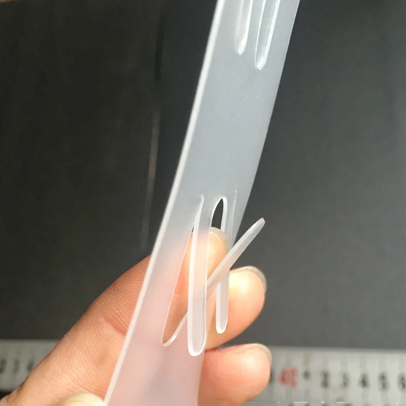 220pcs L61cm 플라스틱 PP 클립 스트립 교수형 상품 프로모션 디스플레이 슈퍼마켓 매장