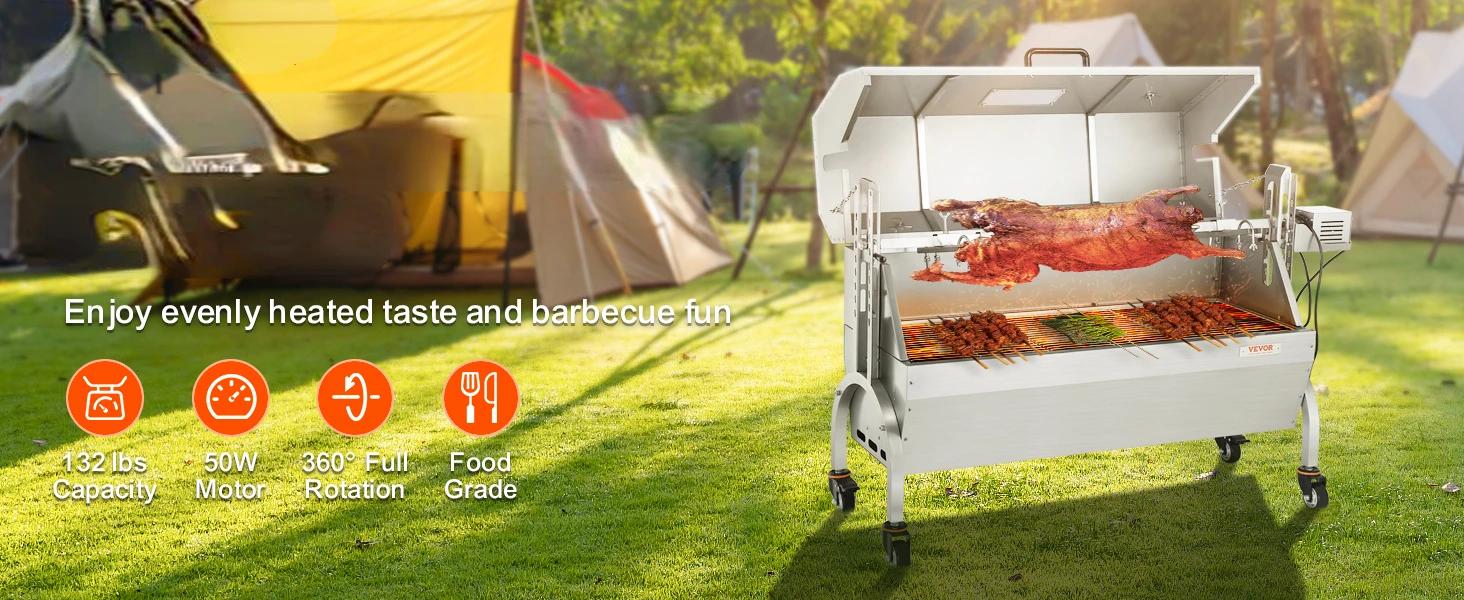 universal grill rotisserie kit