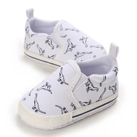 New Girls' Boys' Canvas Shoes Soft Sole Preschool Children's Flat Shoes 0-18M Newborn Leisure Sports Shoes Boys' Flat Shoes 5