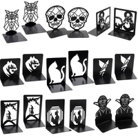Funny Metal Bookends Retro Personality Animal Support Holder for Home Desk Storage Books Organizer Tools Office Supplies 2025 1