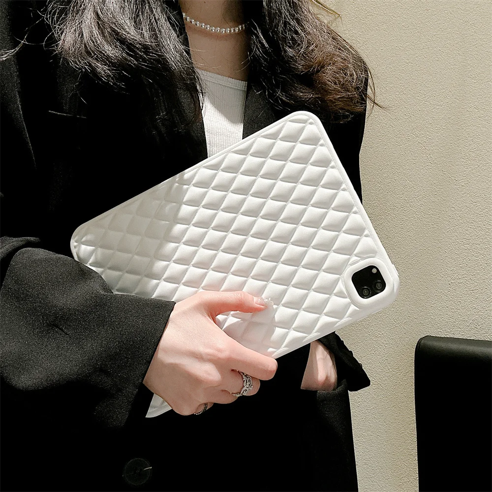 Fundas For Pro 11 2021 case for 4 Air 5 10.9 iPad 10th 10.2 '' 7th 8th 9th Case 2022 Cover Rhomboid Soft_voghion.com