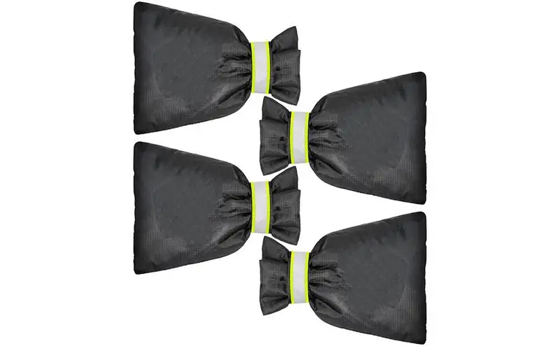 4pcs outdoor  Faucet Covers for Winter Freeze Protection Insulated Faucet Protector Reusable Oxford Cloth Cover   for Garden