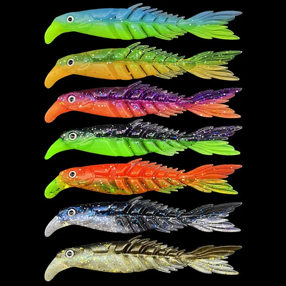 1 Set Soft Baits Shad Fishing Lures Paddle Tail Swimbaits Lures For Bass  Trout Fishing Gifts For Men Artificial Bait Kit