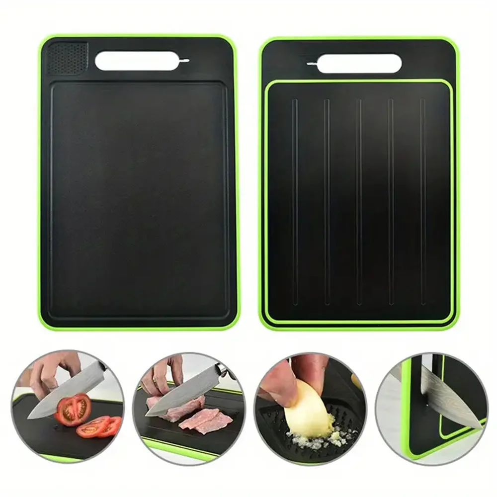 Aluminum Alloy Defrost Tray Food Meat Fruit Quick Defrosting Plate Cutting Board Defrost Tray Thaw Meat Food Kitchen Gadgets