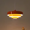 Medieval Danish Multicolor Chandelier Retro Orange Decoration Ceiling Lights Restaurant Study Cafe Coffee Table Bar Pendant Lamp 1