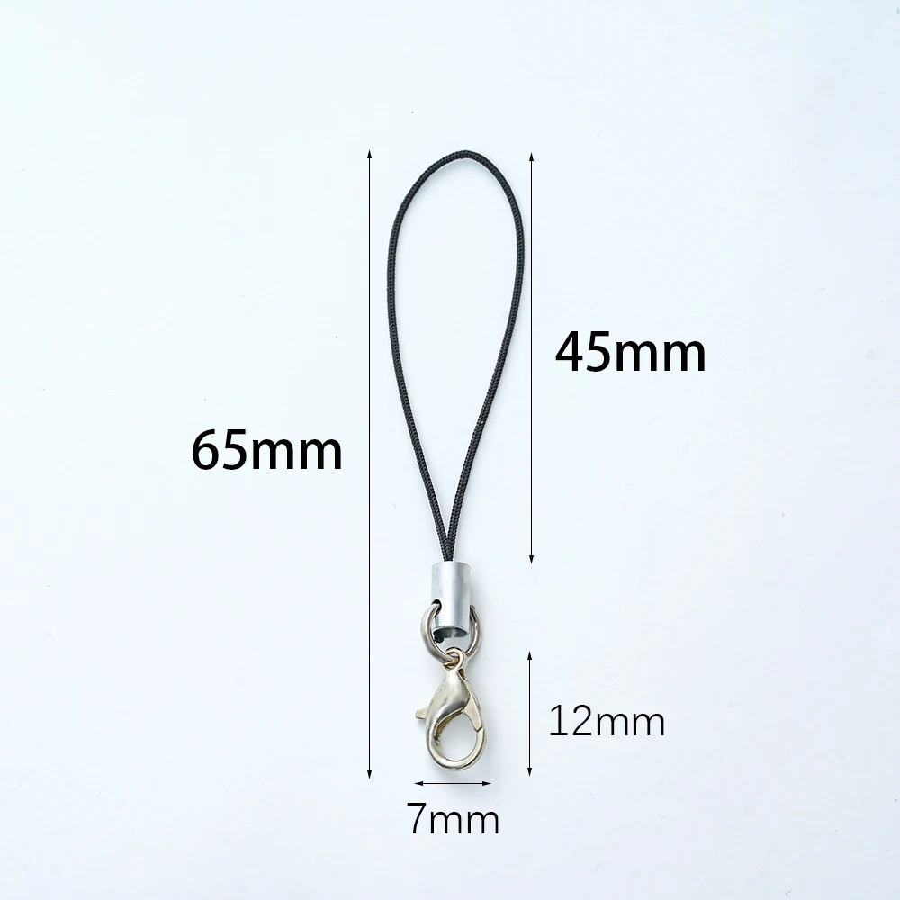 Lanyard Cord Set with Lobster Clasp Keychain Accessories - Pack of 20